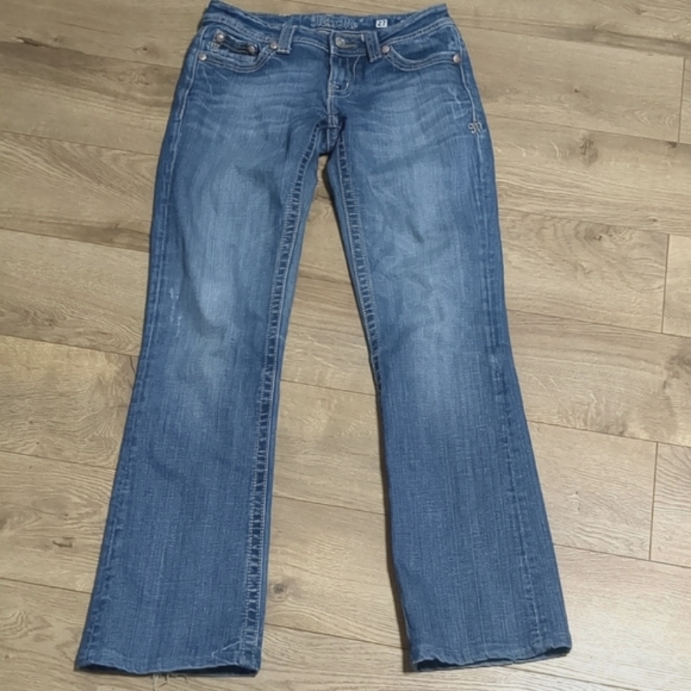 Miss me jp4896ec-3 boot jeans women size 27